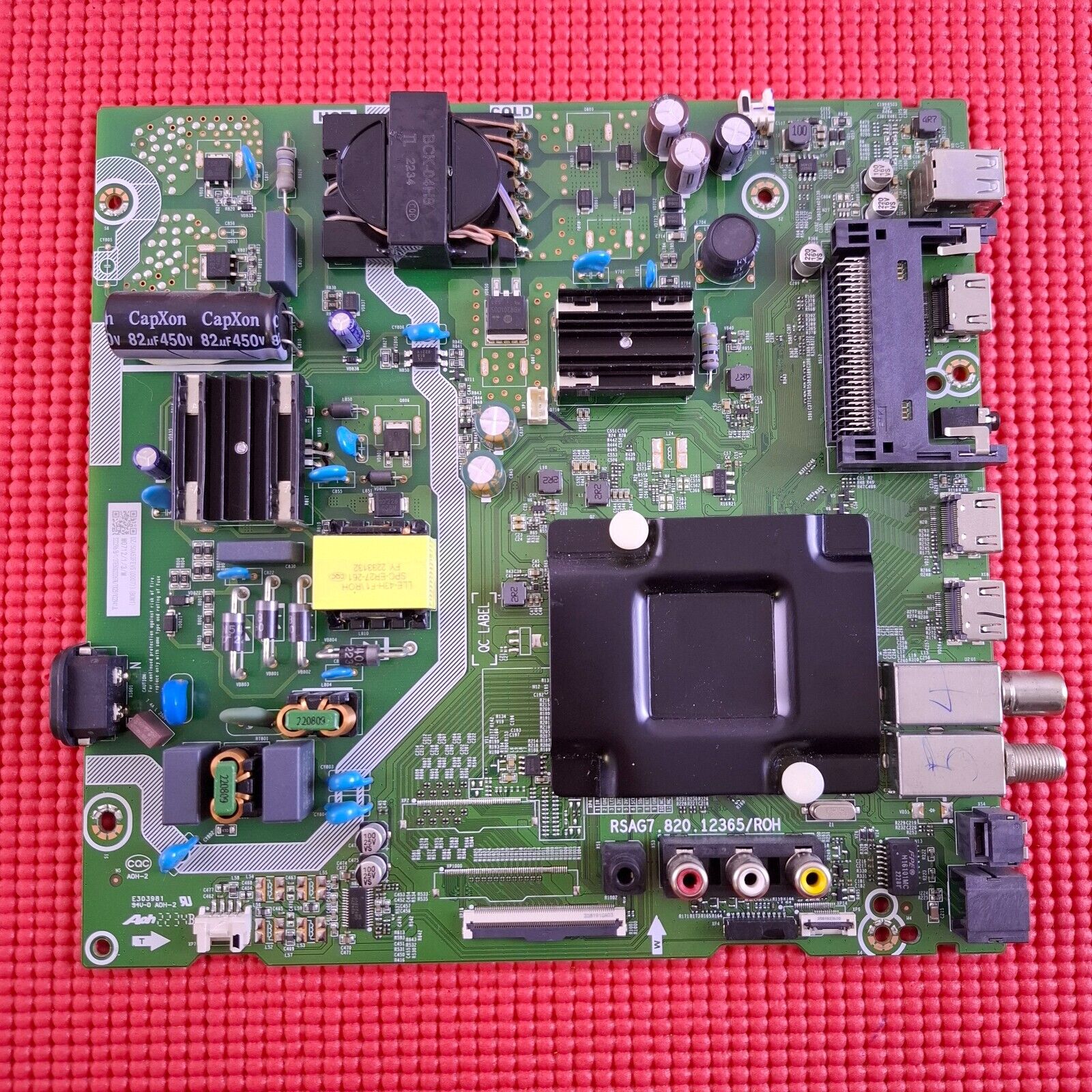 MAIN AV BOARD FOR HISENSE 50A6BGTUK 50" LED TV RSAG7.820.12365/ROH 50A53FEVS