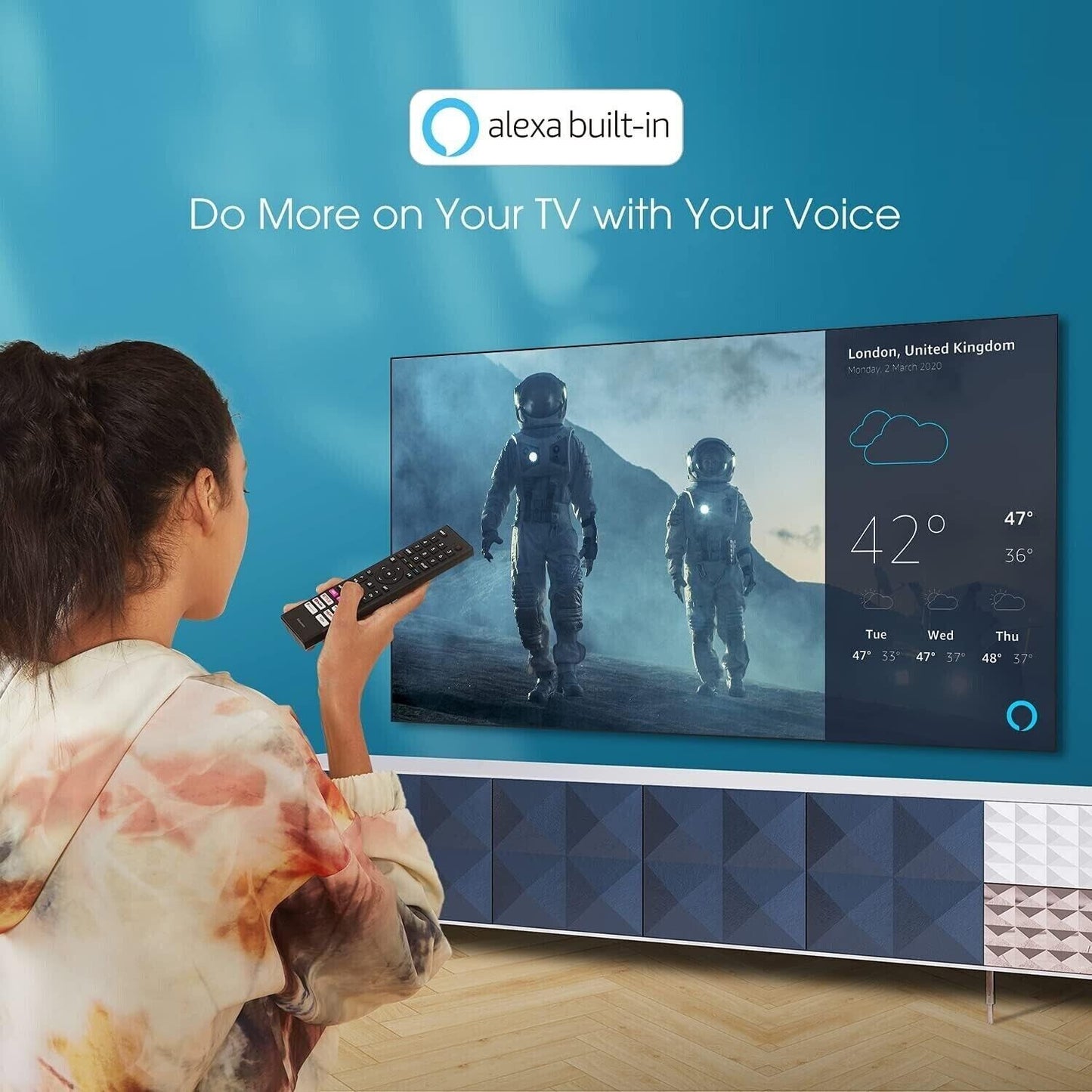 HISENSE 50A6GTUK 50" 4K UHD HDR SMART TV ALEXA BUILT-IN YOUTUBE NETFLIX (2021)