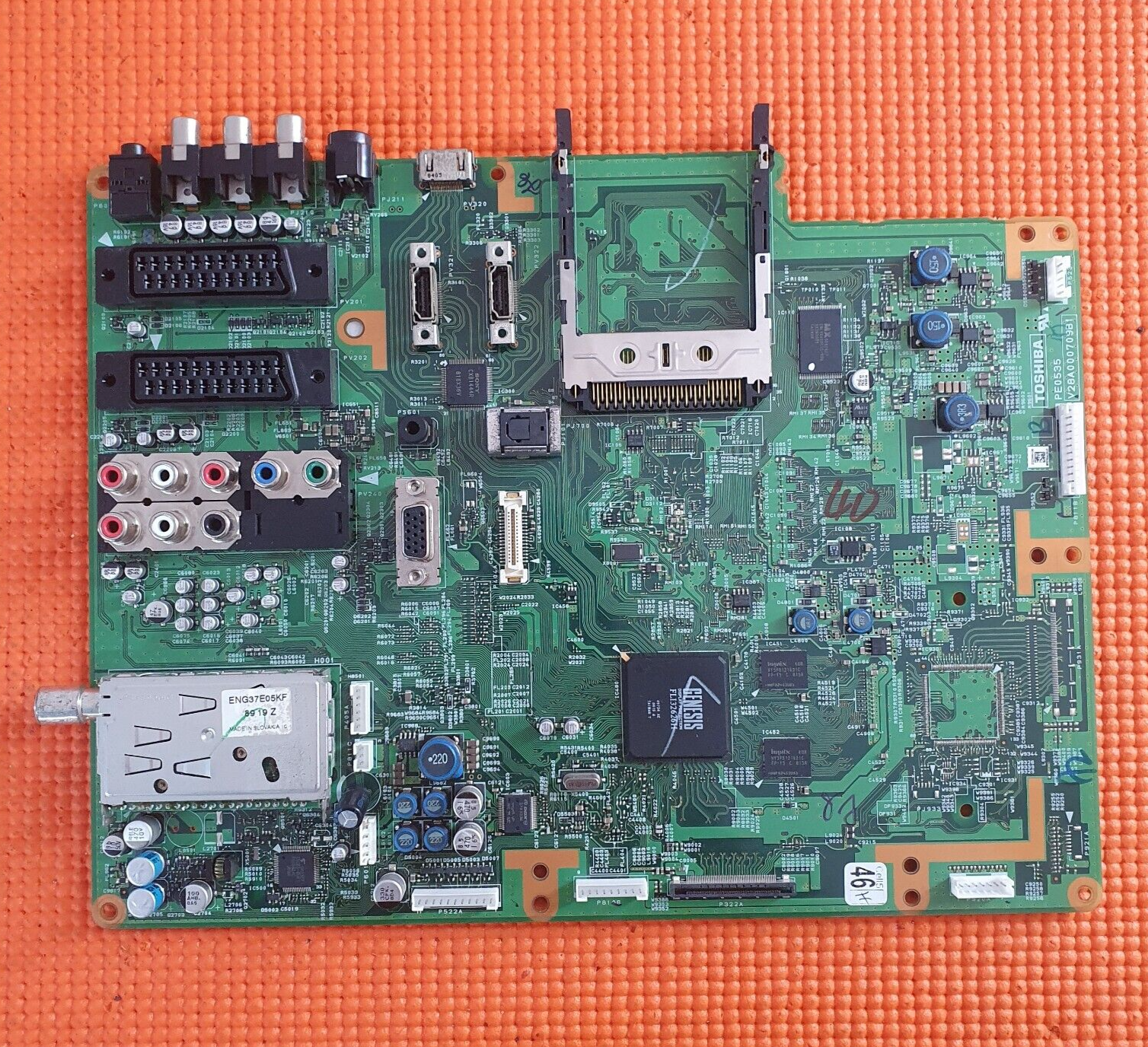 MAIN BOARD FR TOSHIBA 32XV555D 46XV555D TV PE0535 V28A000709B1 SRCEEN LTA460HA07