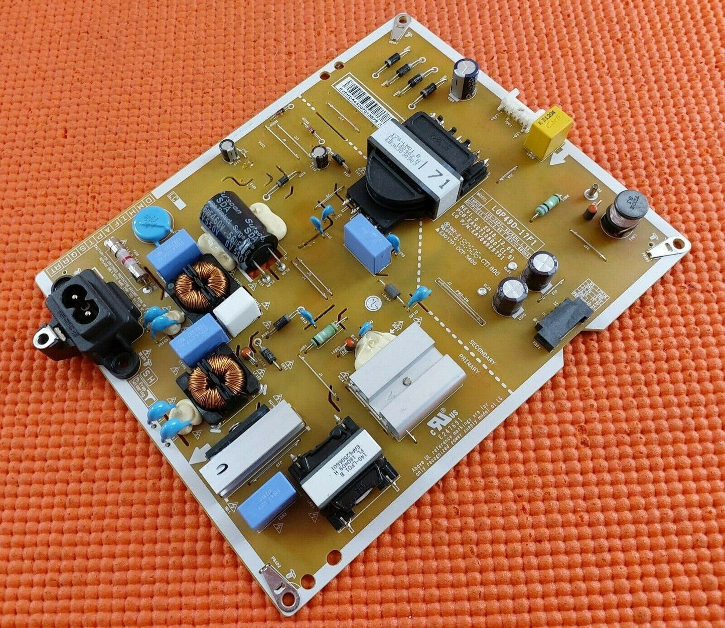 POWER BOARD FOR LG 49LJ624V 49LV340C 49" LED TV EAX67108001 EAY64529701 