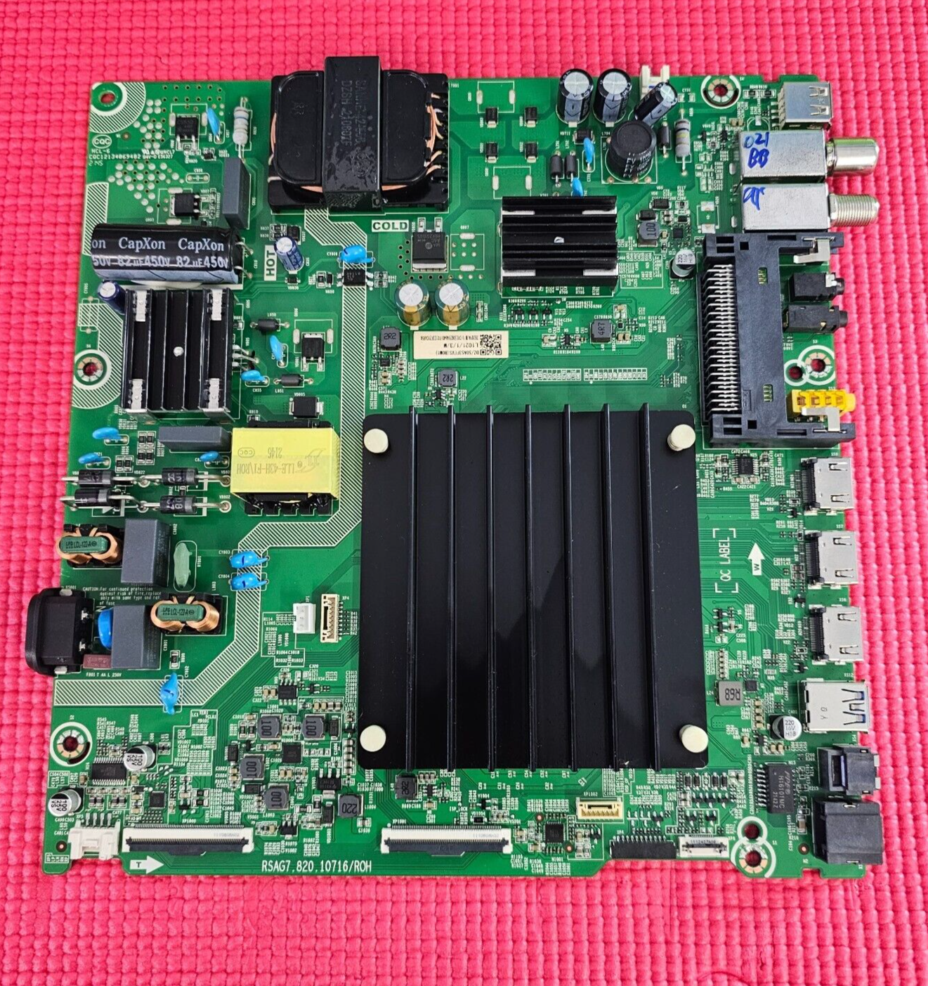 MAIN BOARD FOR HISENSE 50A6GTUK TV 50A53FEVS RSAG7.820.10716/ROH SCR T500AVN03.7