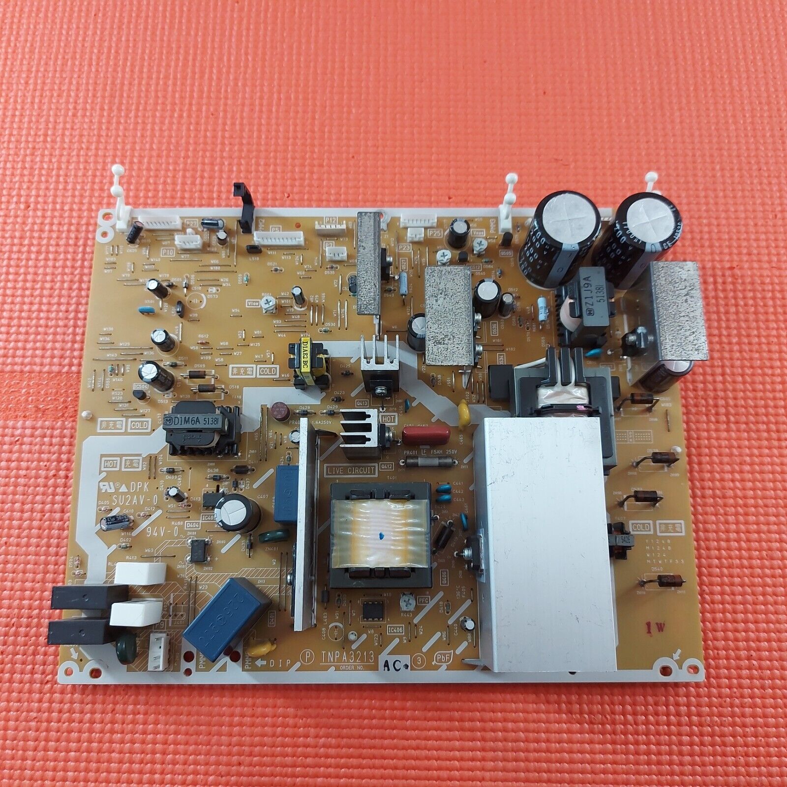 POWER BOARD FOR PANASONIC TH-42WD7E 42" PLSMA TV TNPA3213 AC