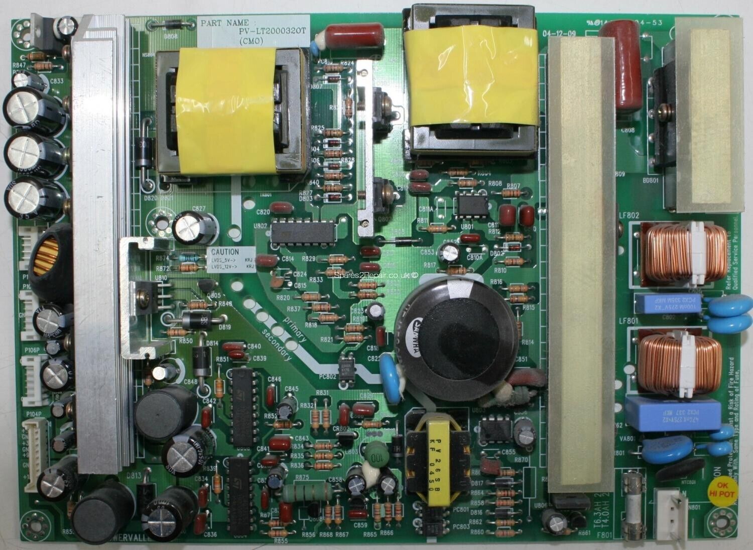 POWER SUPPLY BOARD FOR GOODMANS LD3201 SONIX 023631243 32" TV PV-LT2000320T