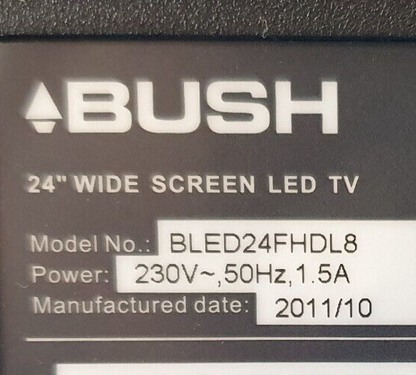 BUSH BLED24FHDL8 24" FULL HD 1080P LED TV HDMI USB SCART VGA