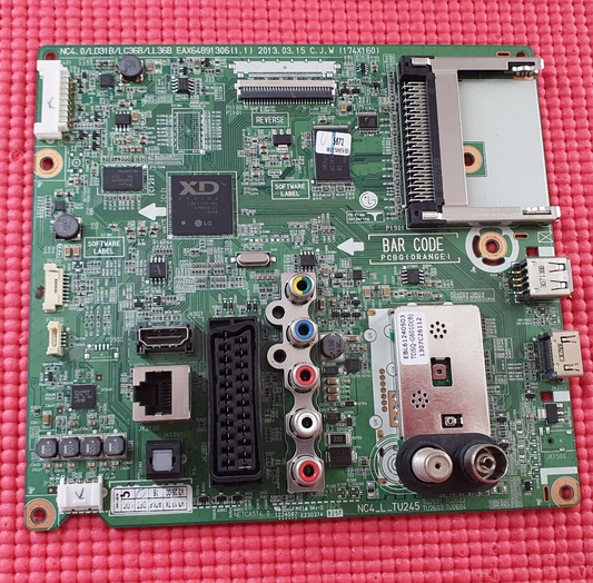 MAIN BOARD FOR LG 32LN540V-ZA TV EAX64891403 EBT62385625 SCREEN LC320DXE SF R1