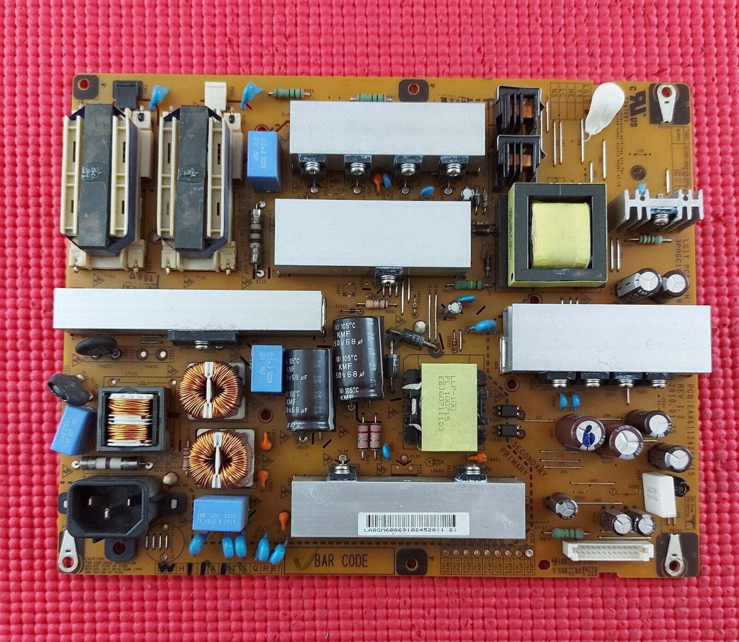 POWER BOARD FOR LG 32LK450 32LD450 42LD550 42LD490 TV EAX61124201 EAY60869102