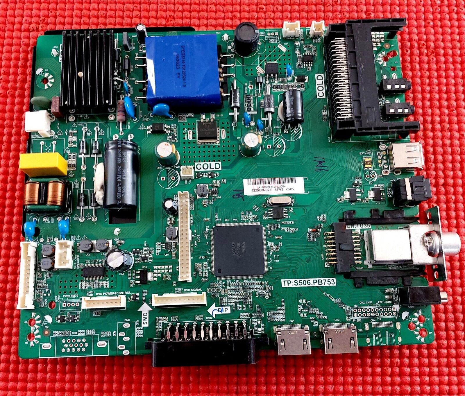 MAIN BOARD FOR SEIZO SO32HD03UK TV TP.S506.PB753 SCREEN T320XVN02.F