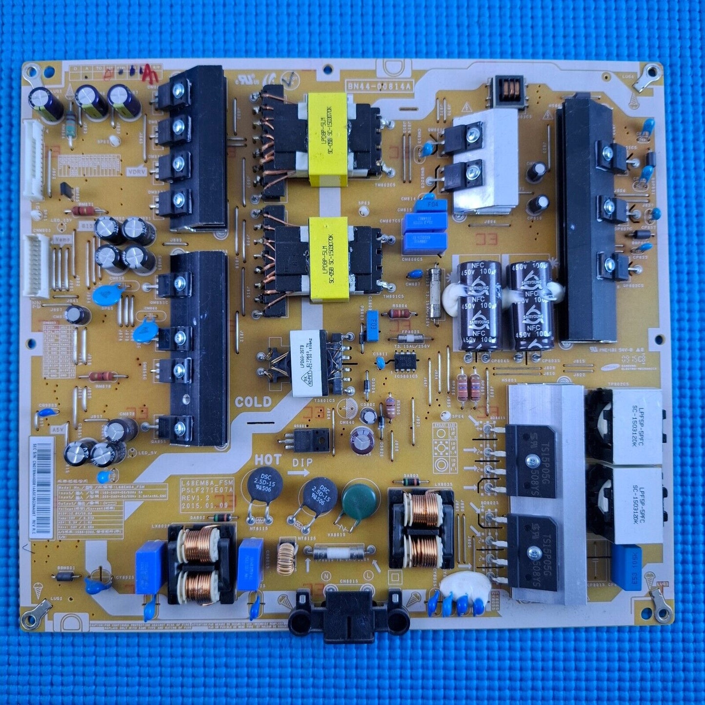 POWER BOARD FOR SAMSUNG UE48JS9000L UE48JS9000T 48" TV L48EM8A_FSM BN44-00814A