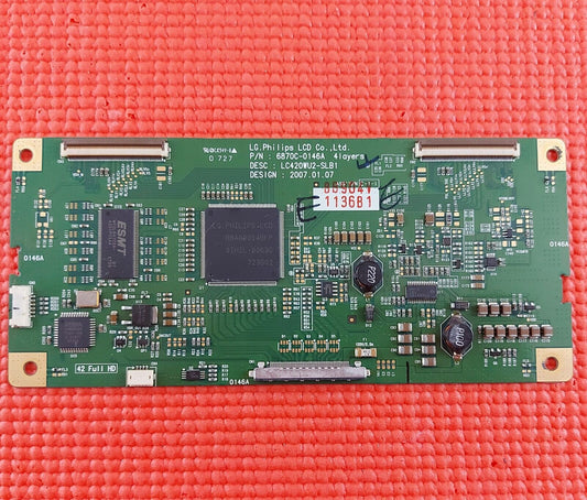 LVDS TCON BOARD FOR SAMSUNG LE40C530F1W 40" TV 6870C-0146A 6871L-1136B