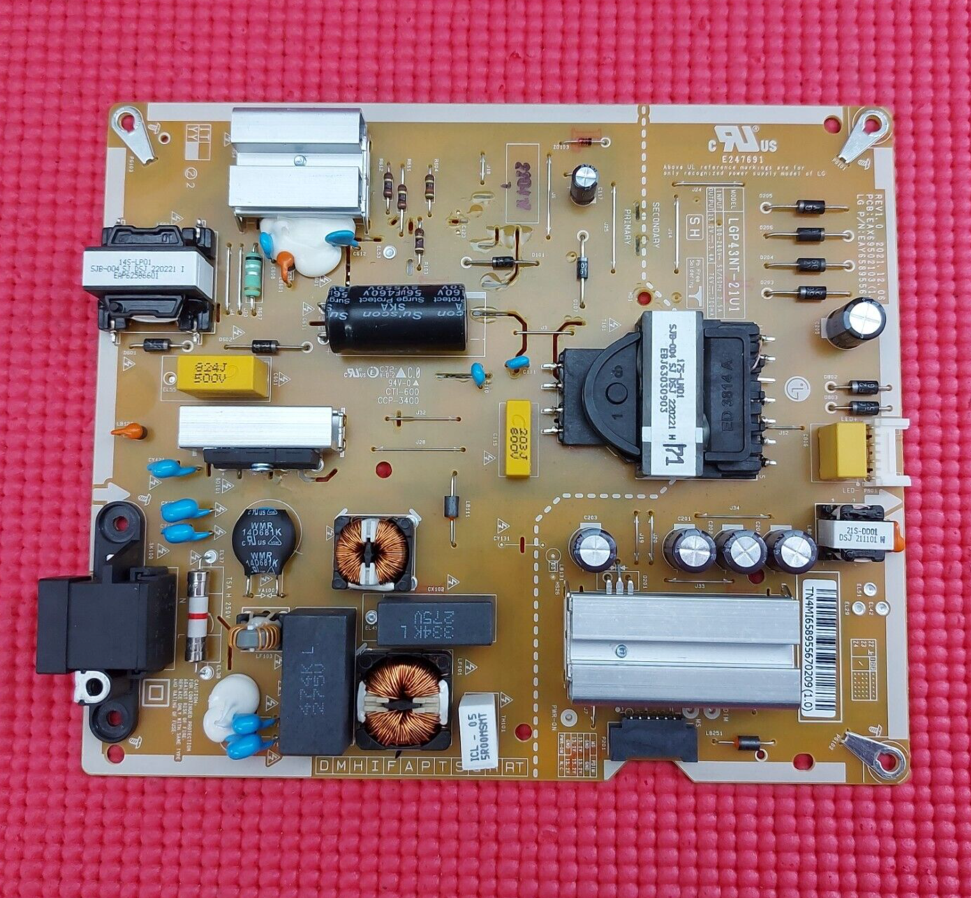 POWER SUPPLY BOARD FOR LG 43UQ80006LB 43UQ91006LA 43" TV EAX69502103 EAY65895567