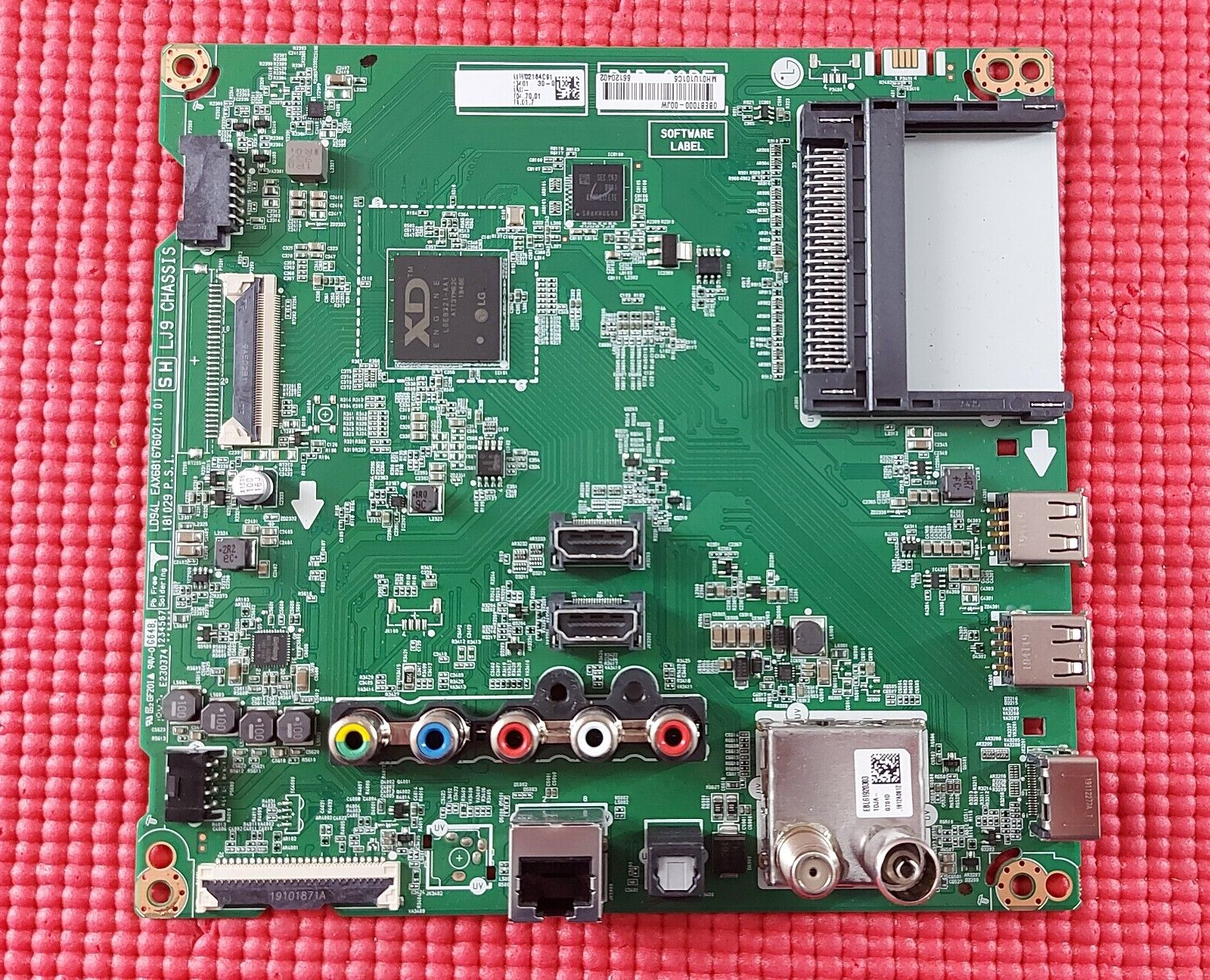 MAIN AV BOARD FOR LG 32LM6300PLA TV EAX68167602 EBT66120402 SCREEN HV320FHB-N02