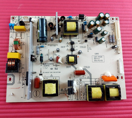 POWER SUPPLY BOARD FOR CURTIS LCD3957UK TV ZD-95(G)F CQC11001057398 LKP-PI028