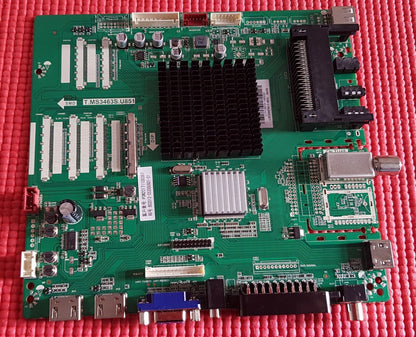 MAIN BOARD FOR BAIRD TI5509DLEDDS TI4909DLEDDS TV T.MS3463S.U851 SCRN LSC550FJ14