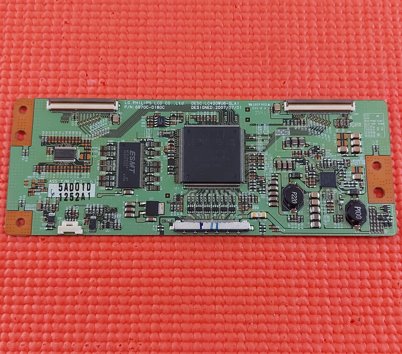 LVDS TCON BOARD FOR LG 42LF66 42LF65 42LB5DF 42" TV 6870C-0180C 6871L-1252A