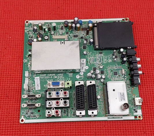 MAIN BOARD FOR SHARP LC-32SB25E TV 715T3251-5 WK 838 CBPF82MBZC SCRN LK315T3LZ94