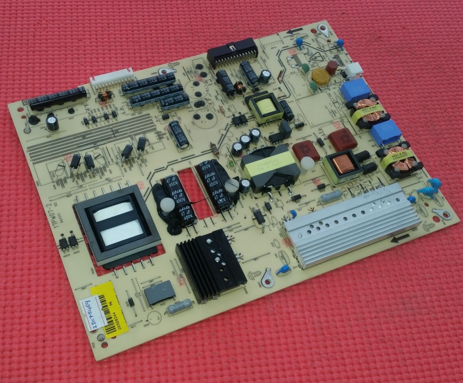 POWER SUPPLY BOARD FOR DIGIHOLME 39LEDFHDCTD185 39" TV 17PW07-2 23075469