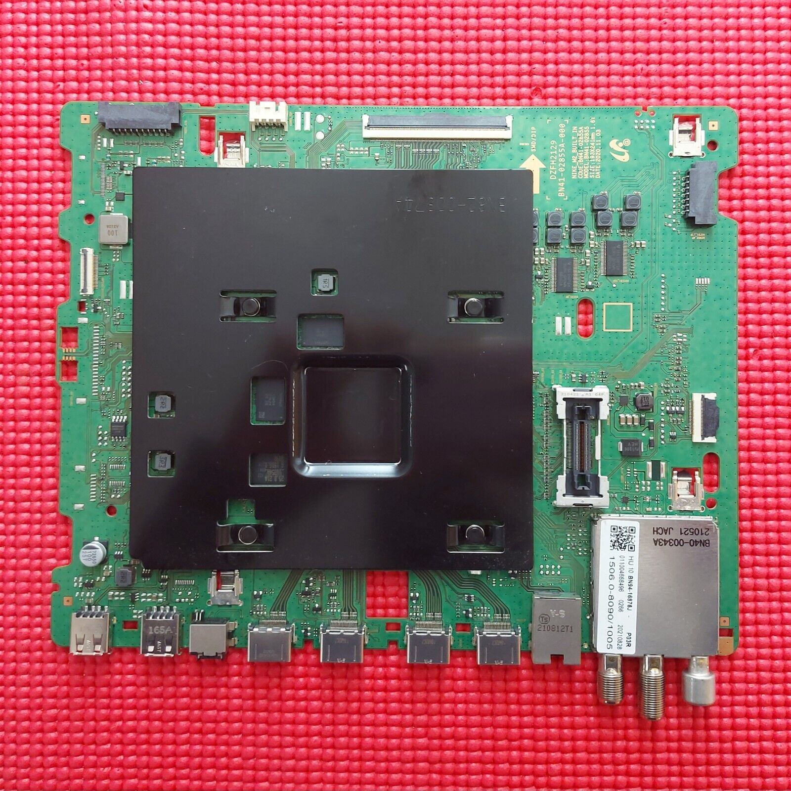 MAIN BOARD FOR SAMSUNG QE65Q80AAT TV BN41-02855A BN94-16876J SCR LSF650FF15-Q03