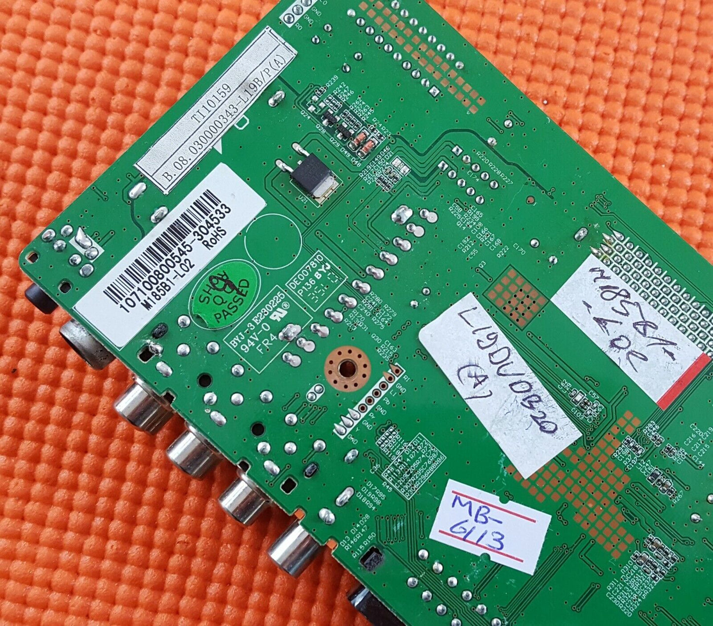 MAIN BOARD FOR LOGIK L19DVDB20 DIGITREX CFD1971-A B.SPC85B 9247 SCR M185B1-L02