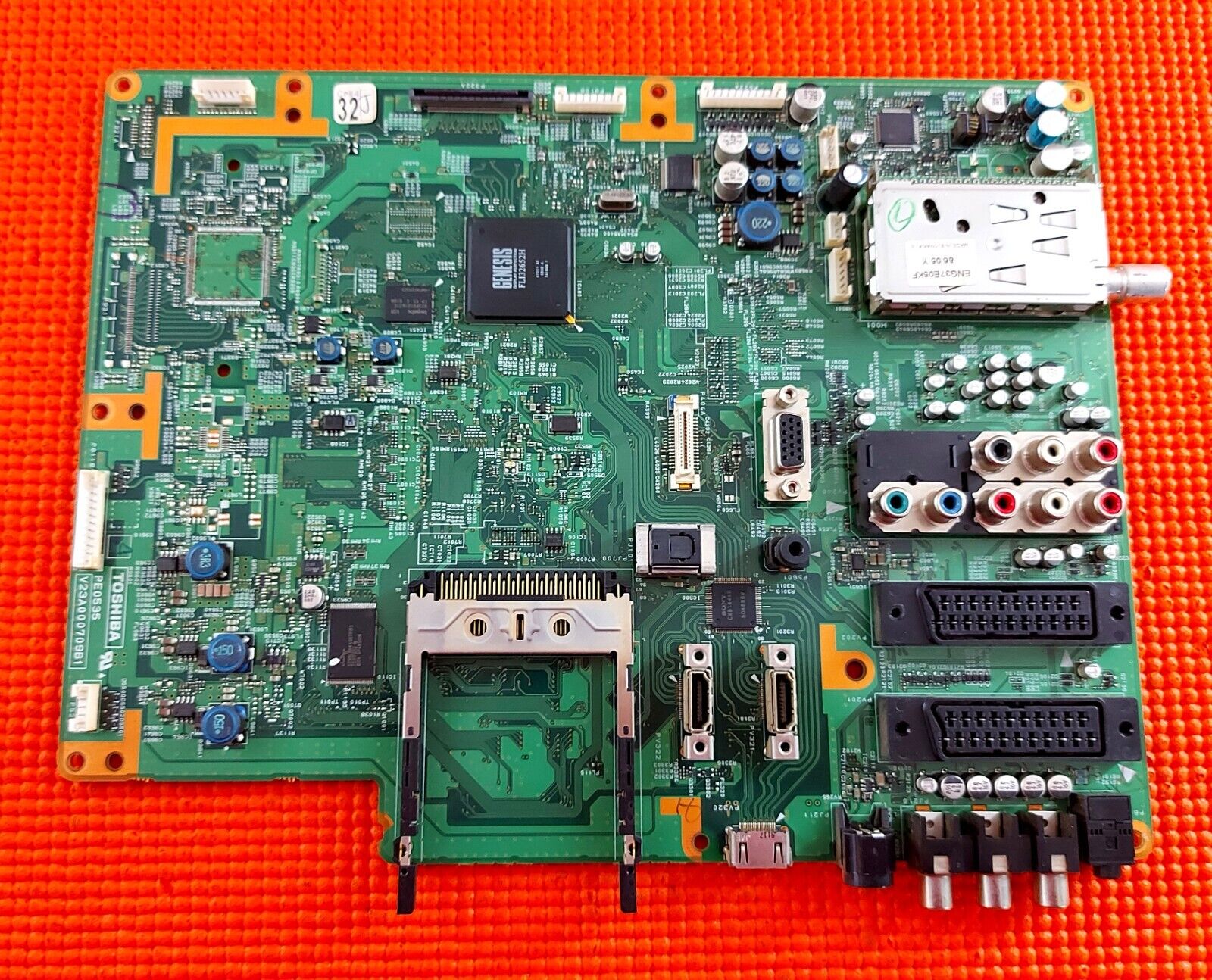 MAIN AV BOARD FOR TOSHIBA 32CV505D TV PE0535 V28A000709B1 SCREEN LTA320AA03