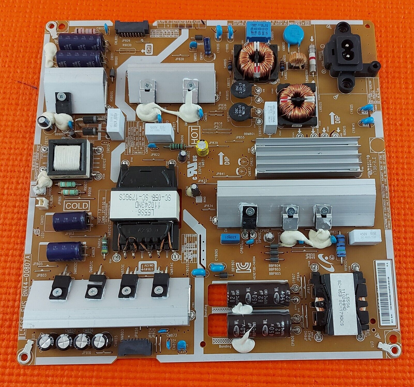 POWER BOARD FOR SAMSUNG UE50MU6120 UE50KU6000K UE50KU6020 TV BN44-00807A