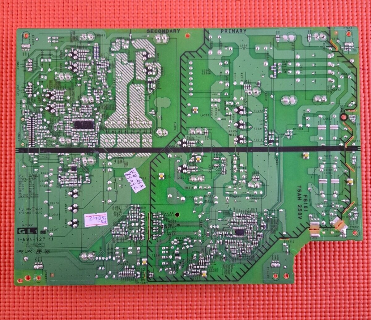 POWER SUPPLY BOARD FOR SONY KD-65X8509C 65" TV 147461711 1-894-727-11 APS-382