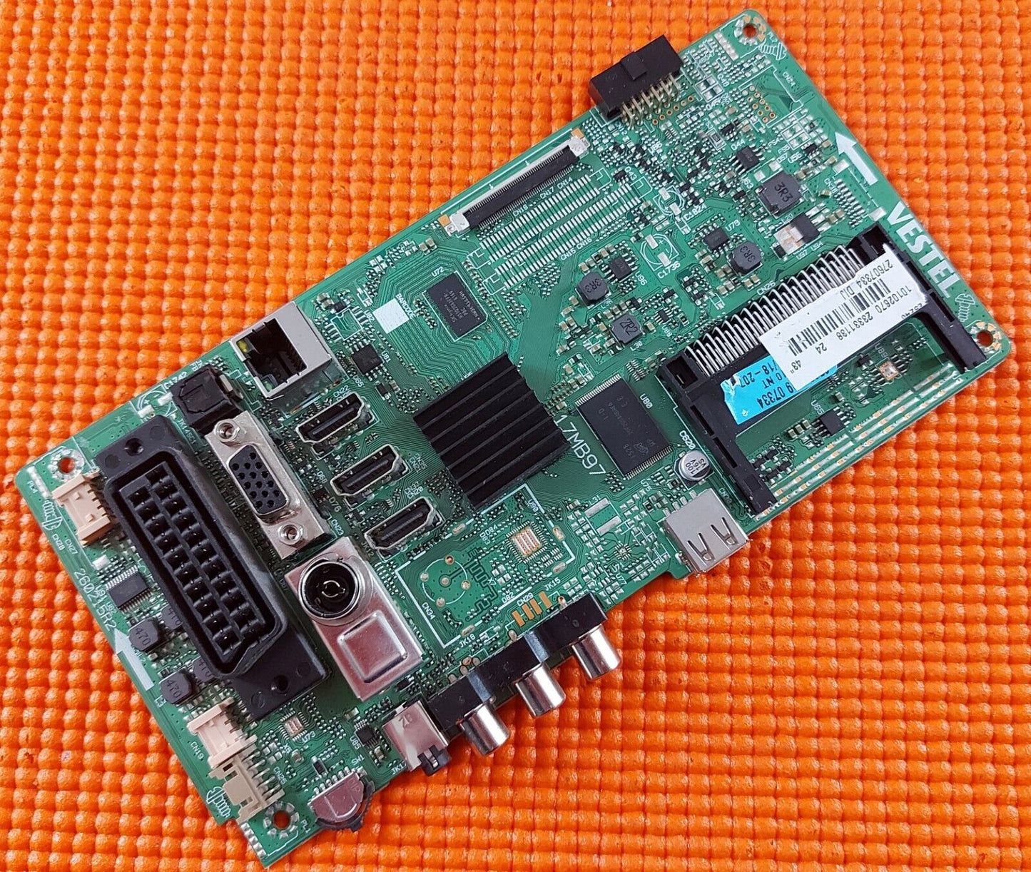 MAIN BOARD FOR CELCUS CEL-43FHDSB-16/1 43" TV 17MB97 23331138 SCR LC430DUY SH A1