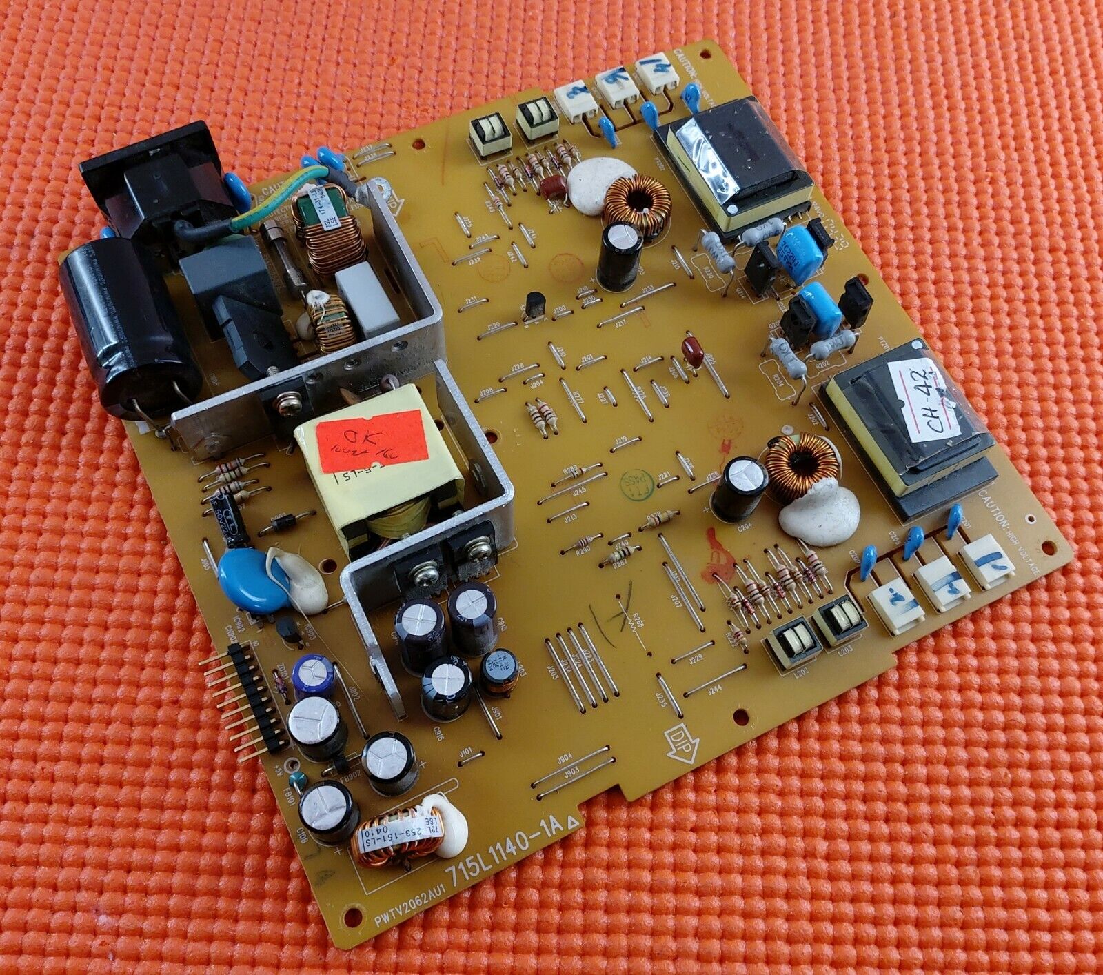 POWER SUPPLY BOARD FOR AOC TV2054-2EA 20" LCD TV 715L1140-1A PWTV2062AU1