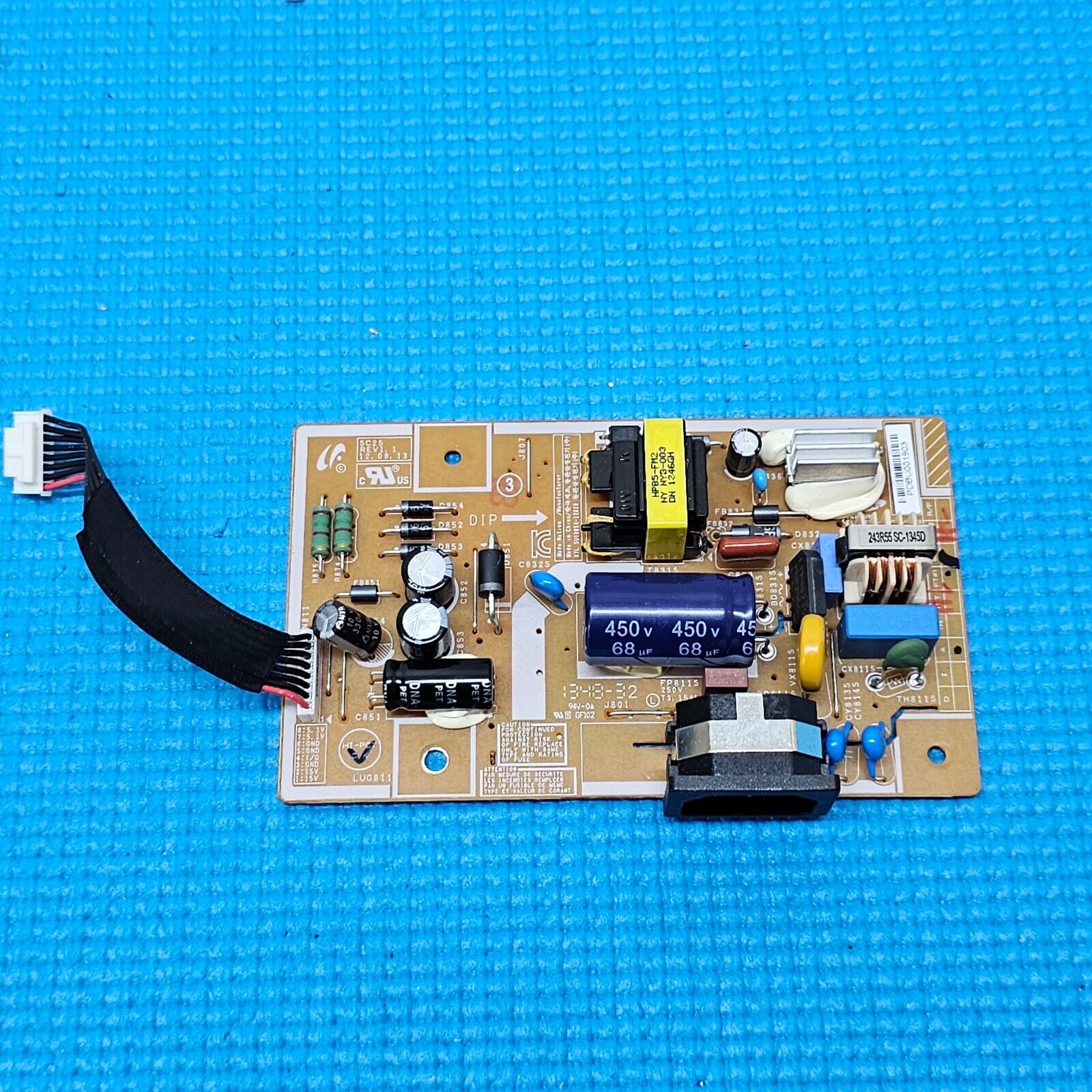 POWER BOARD FOR SAMSUNG S19C450BR S22C200BW LED MONITOR PDBU001903 BN44-00583A