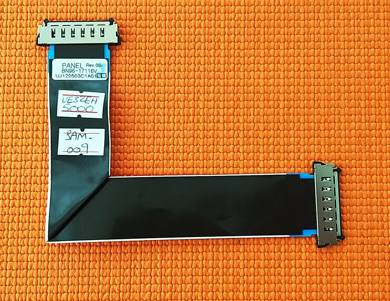 LVDS CABLE FLAT FOR SAMSUNG UE32EH5000K 32" LCD TV BN96-17116V REV.00