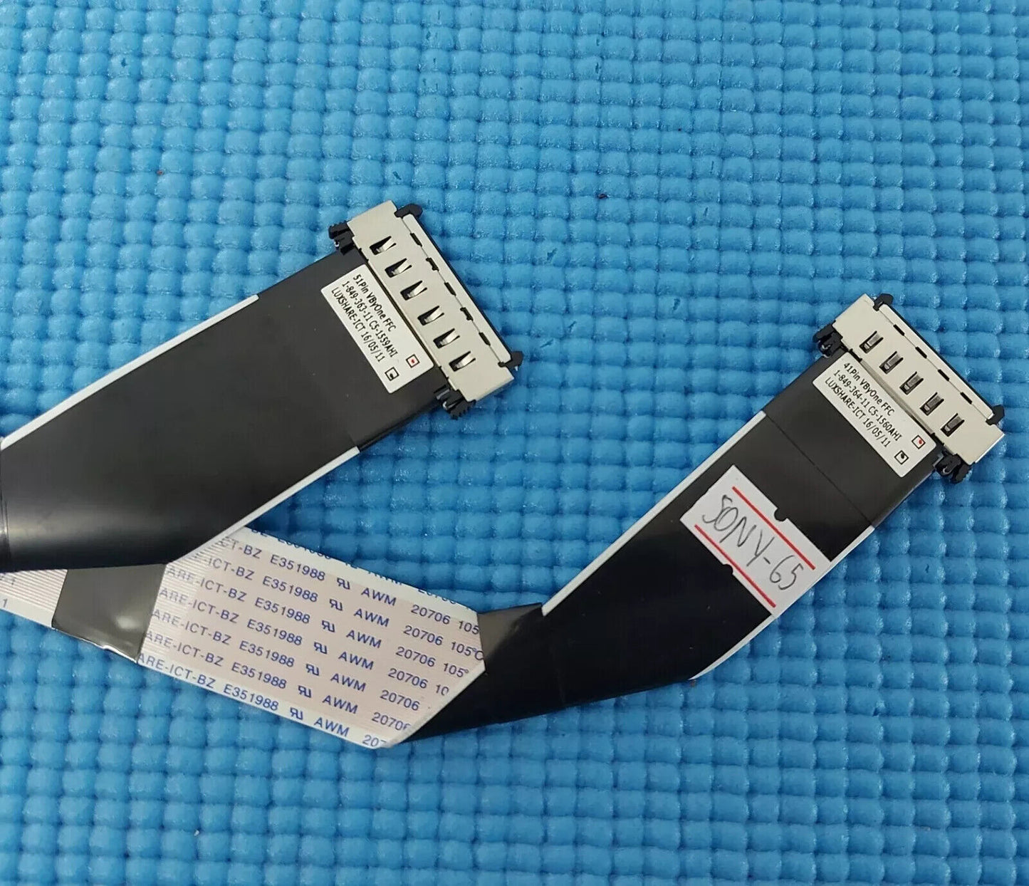 LVDS CABLE FOR SONY KD-65SD8505 TV 1-849-363-11 (51 Pin) + 1-849-364-11 (41 Pin)