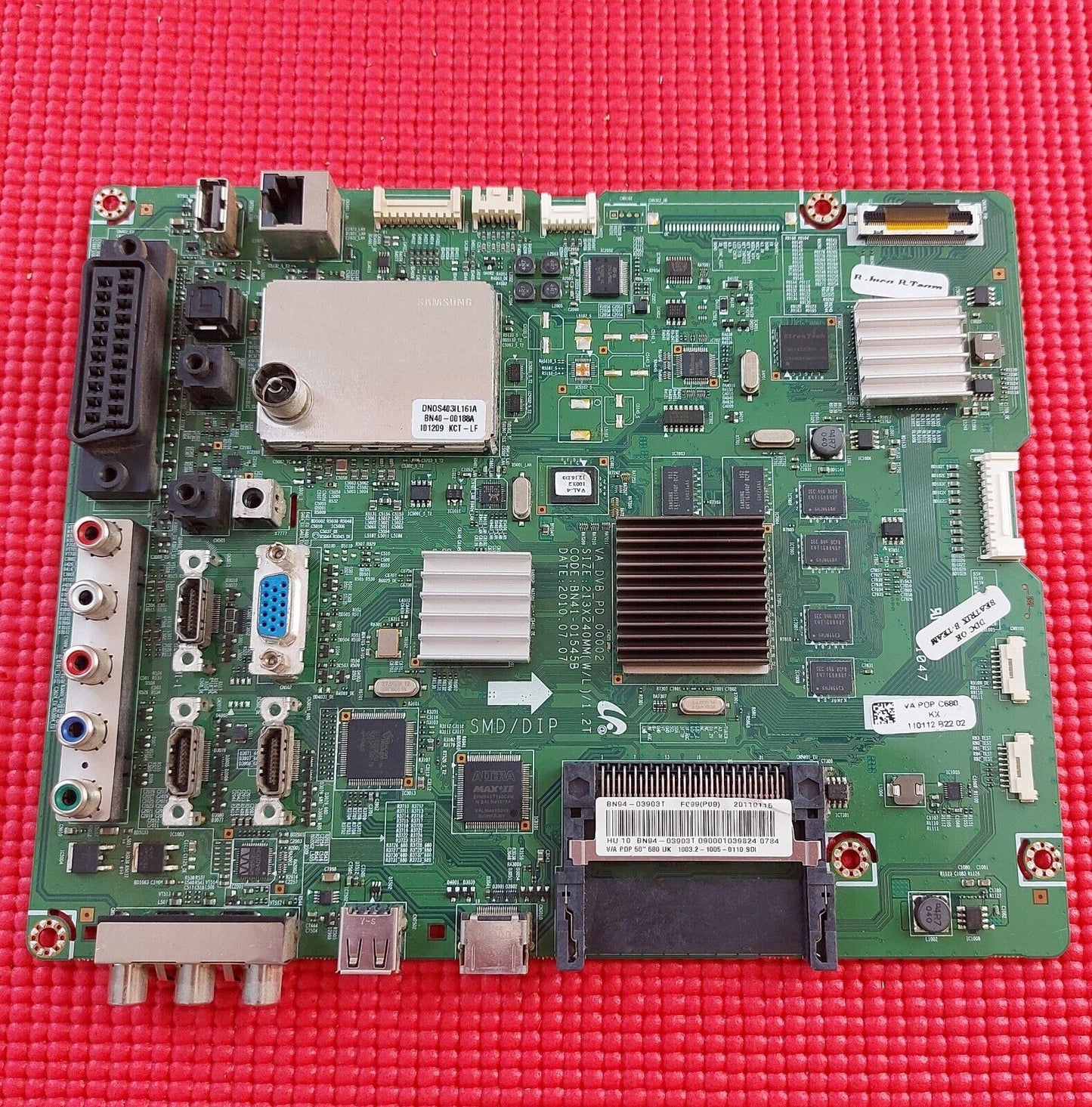 MAIN AV BOARD FOR SAMSUNG PS50C680G5K 50" TV BN41-01545B BN94-03903T