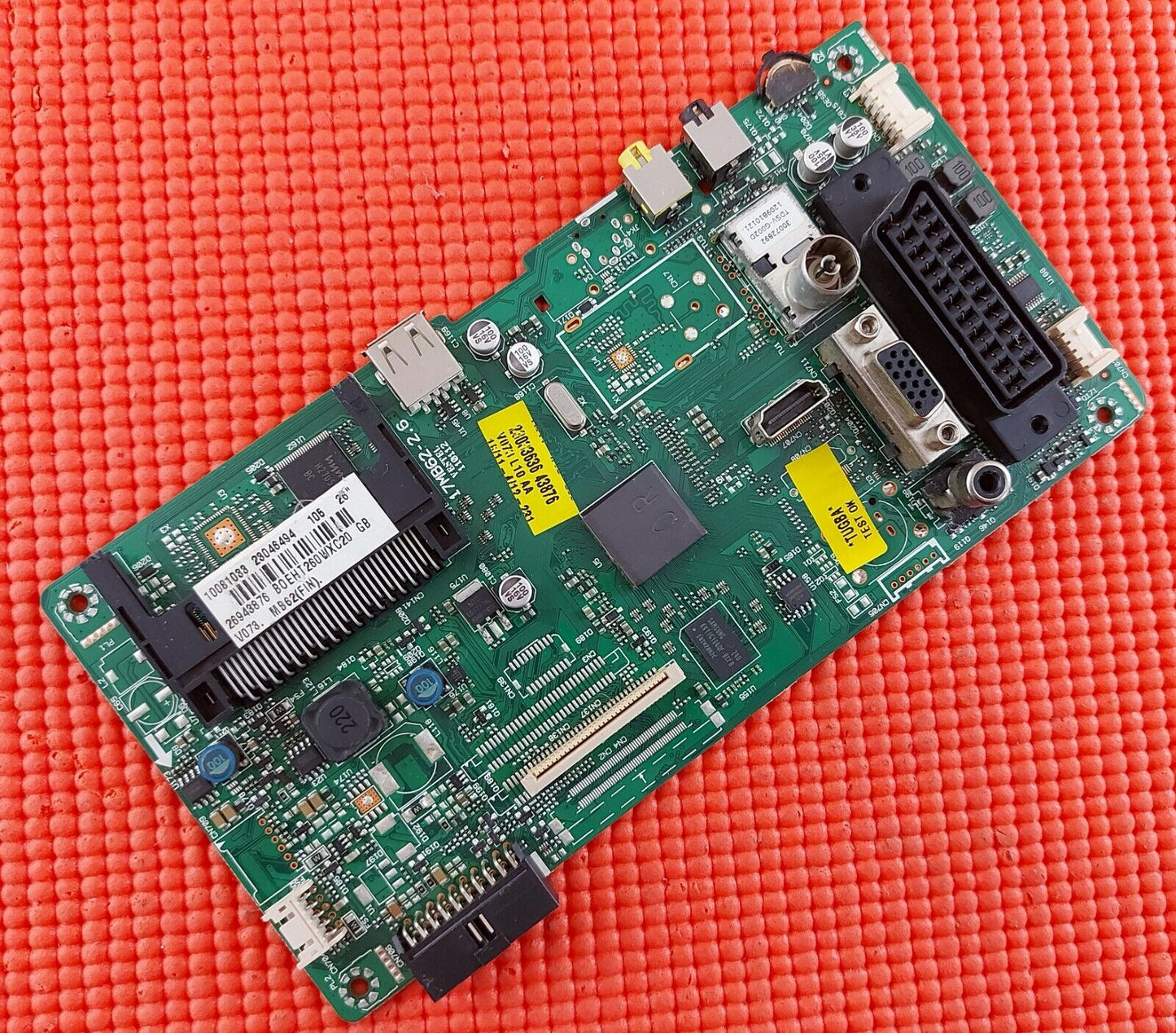 MAIN BOARD FOR FINLUX 26FLD911LV 26" TV 17MB62-2.6 23046494 SCREEN HT260WXC-200