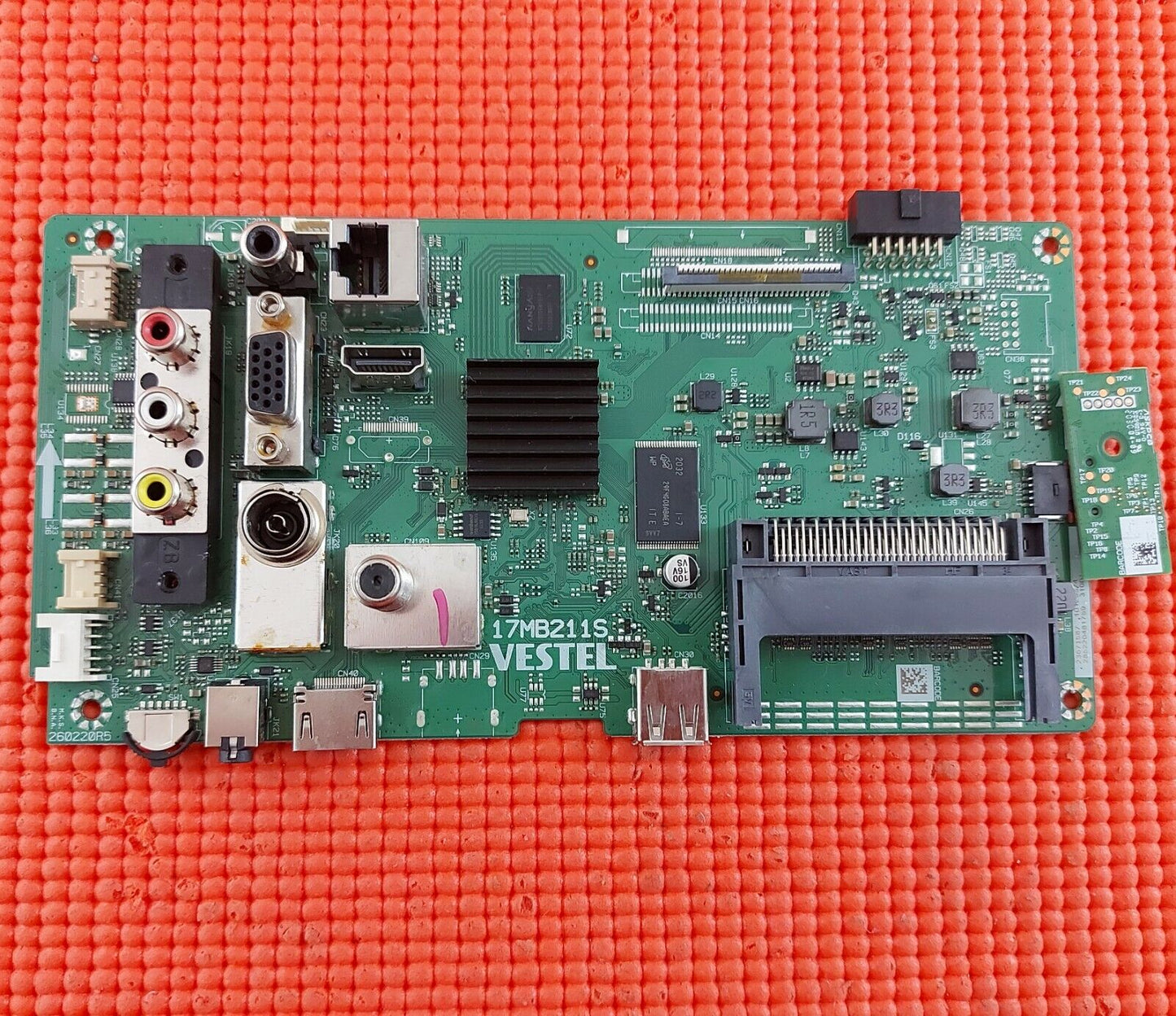 MAIN AV BOARD FOR TOSHIBA 24WK3A63DB 24" TV 17MB211S 23671587 SCREEN PT236AT02-1