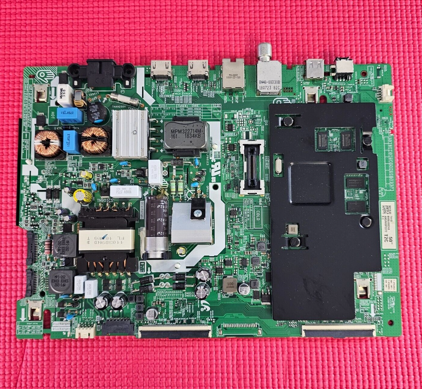 MAIN BOARD FOR SAMSUNG UE50NU7020 TV BN96-46824A BN96-46823A SCREEN V500DJ6-QE1