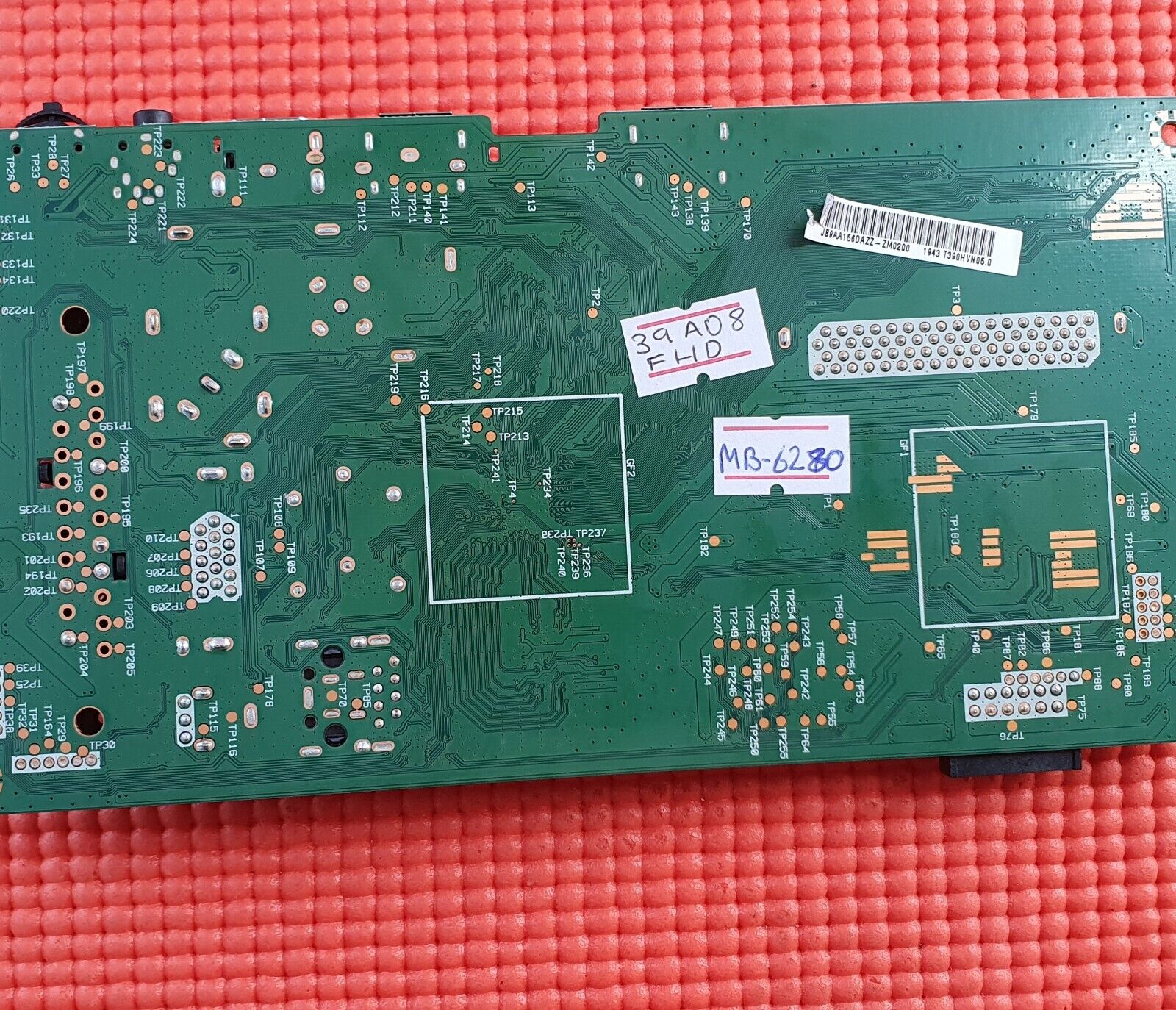 MAIN BOARD FOR FOR TECHWOOD 39AO8FHD 39" TV 17MB211S 23618135 SCREEN T390HVN05.0