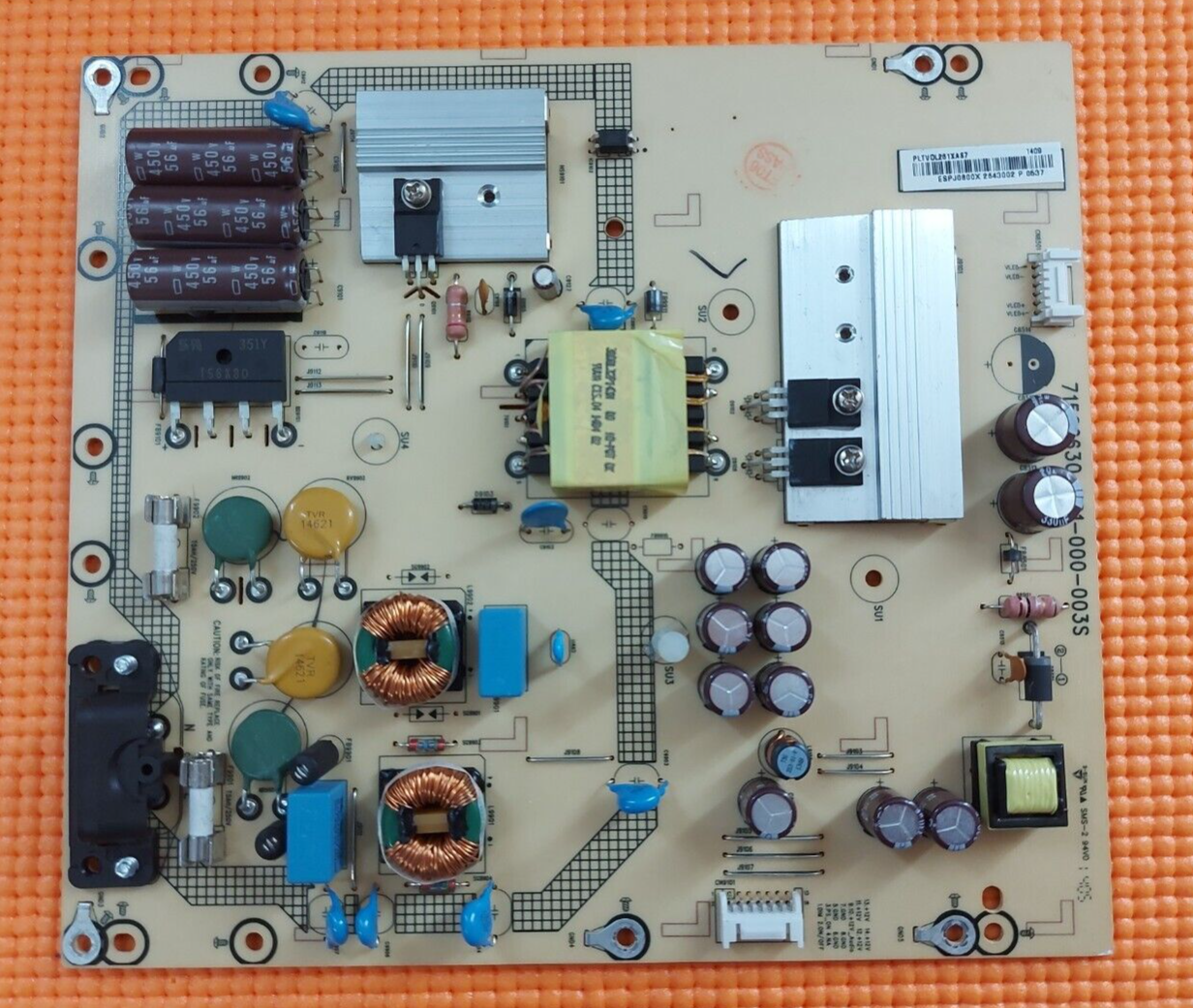 POWER SUPPLY BOARD FOR SHARP LC-32LD166K 32" TV 715G6630-P01-003S PLTVDLIXAS7