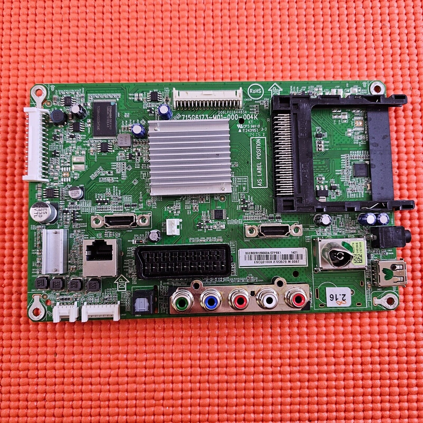 MAIN BOARD FOR SHARP LC-50LD266K 50" TV 715G6173-M01-000-004K SCREEN T500HVN04.1