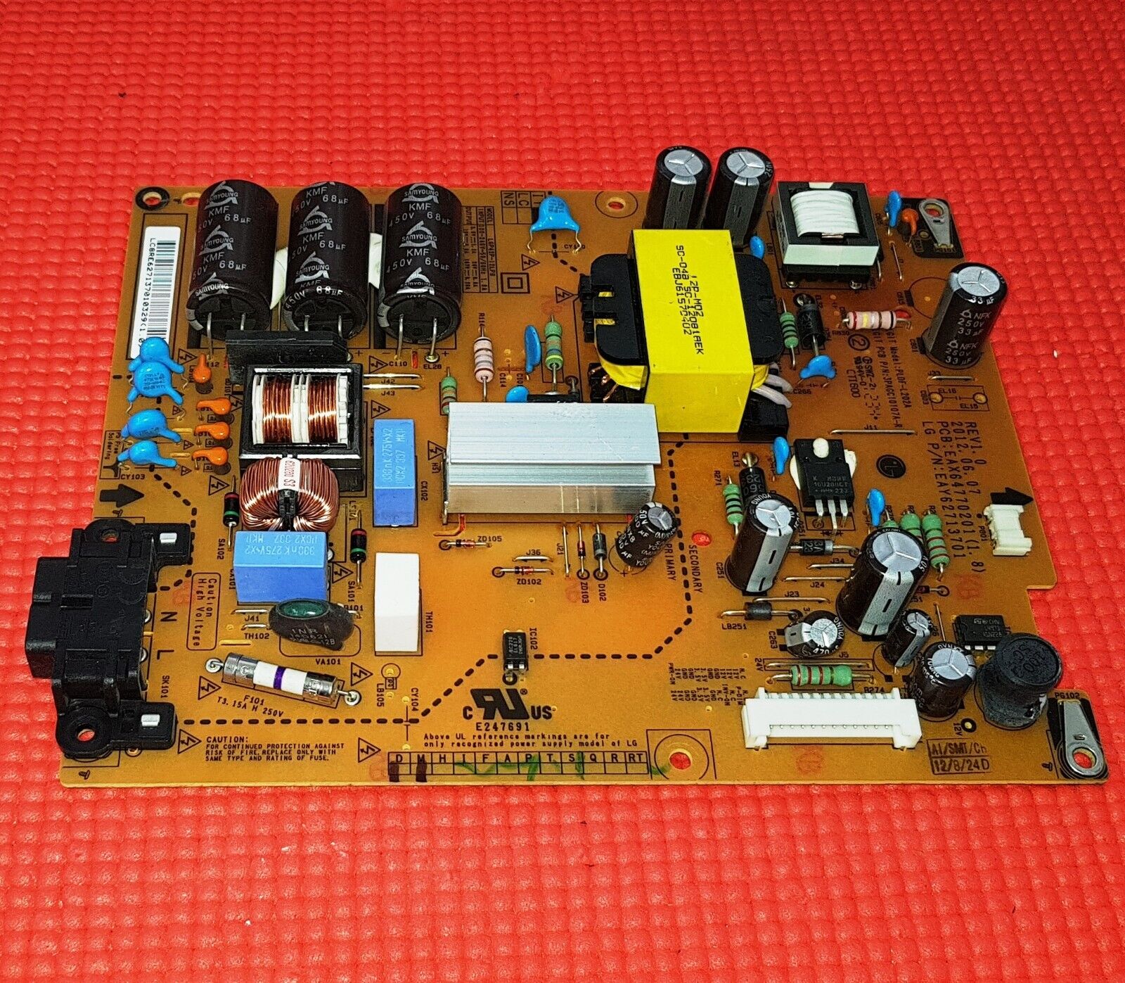 POWER SUPPLY BOARD FOR LG 42LS345T 42" TV EAX64770201 EAY62713701