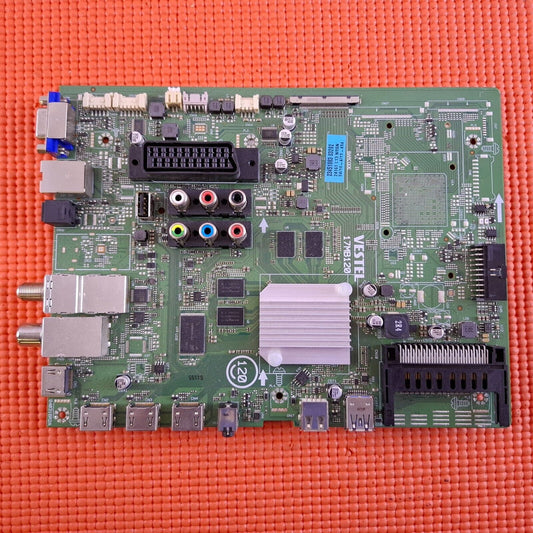 MAIN AV BOARD FOR TOSHIBA 49U5766DB TV 17MB120 23451083 SCREEN LSC490FN02-V01