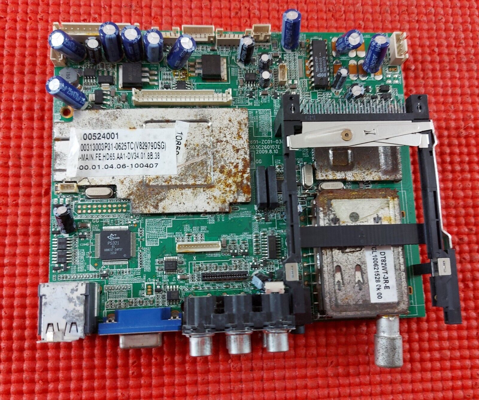 MAIN BOARD FOR LOGIK L26DVDB20 L26DVDB10 TV MSDV2601-ZC01-03 303C260107E V260B1