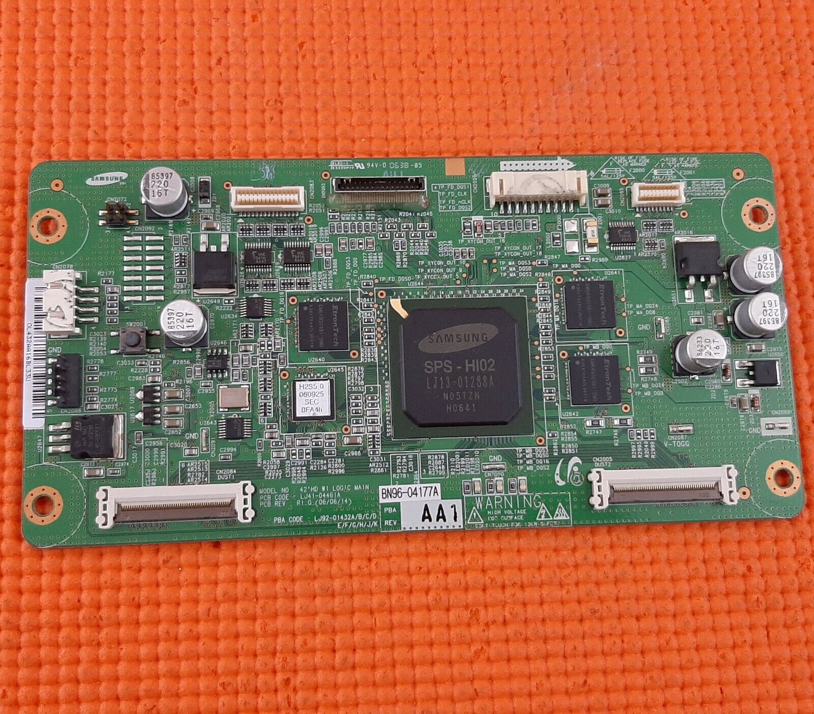 LVDS BOARD FOR SAMSUNG PS-42Q7HD PS-42C7HD PLASMA TV LJ41-04461A LJ92-01432A AA1