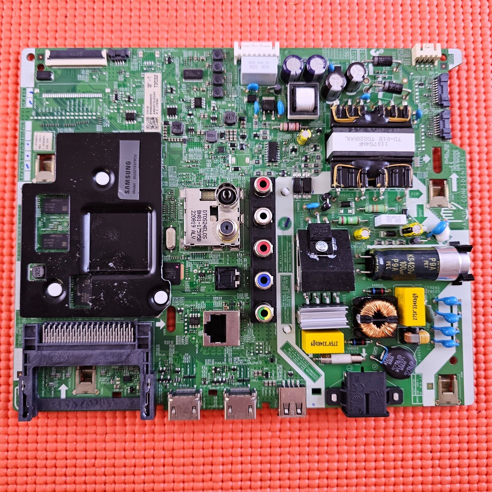 MAIN AV BOARD FOR SAMSUNG GU32T5379CU 32" TV BN96-50992D SCREEN SG3151B06-2