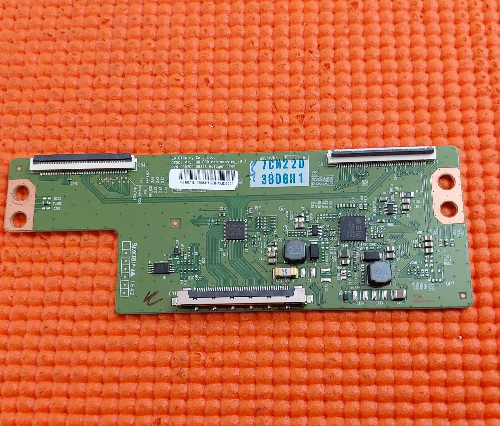 LVDS BOARD FOR LT-43C770 43L3653DB LUX0143002 43" TV 6870C-0532A 6871L-3806H