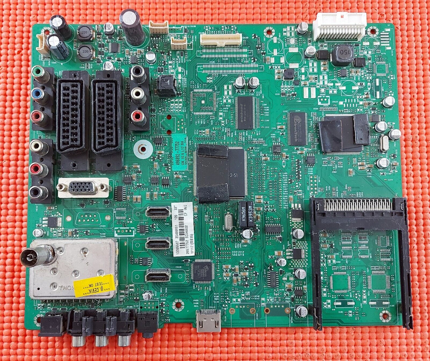 MAIN BOARD LOWRY GS32FHD JVC LT-40DG20J TV 17MB35-4 20496891 SCREEN LTA320HA02