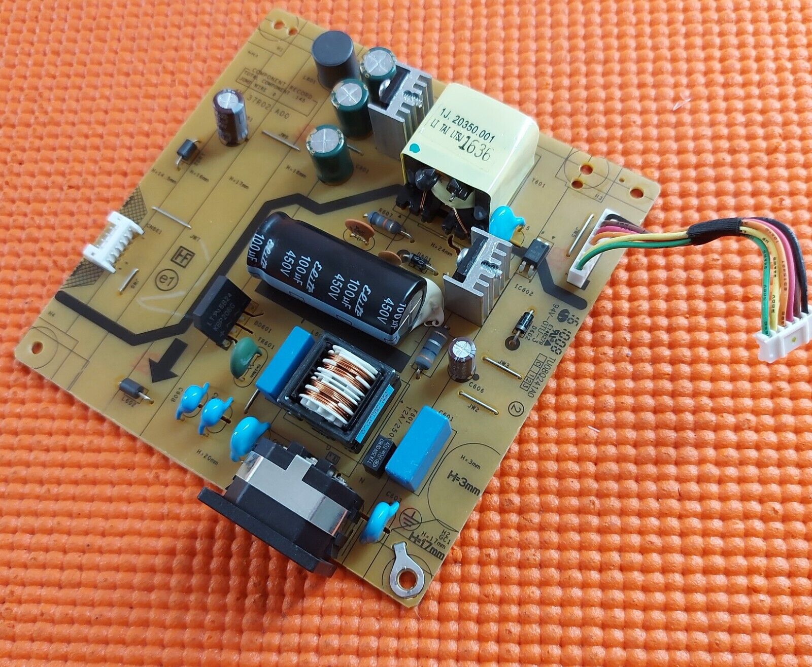 POWER SUPPLY BOARD PSU FOR DELL P2317HB P2417H MONITOR 5E37802002 4H.37R02.A00