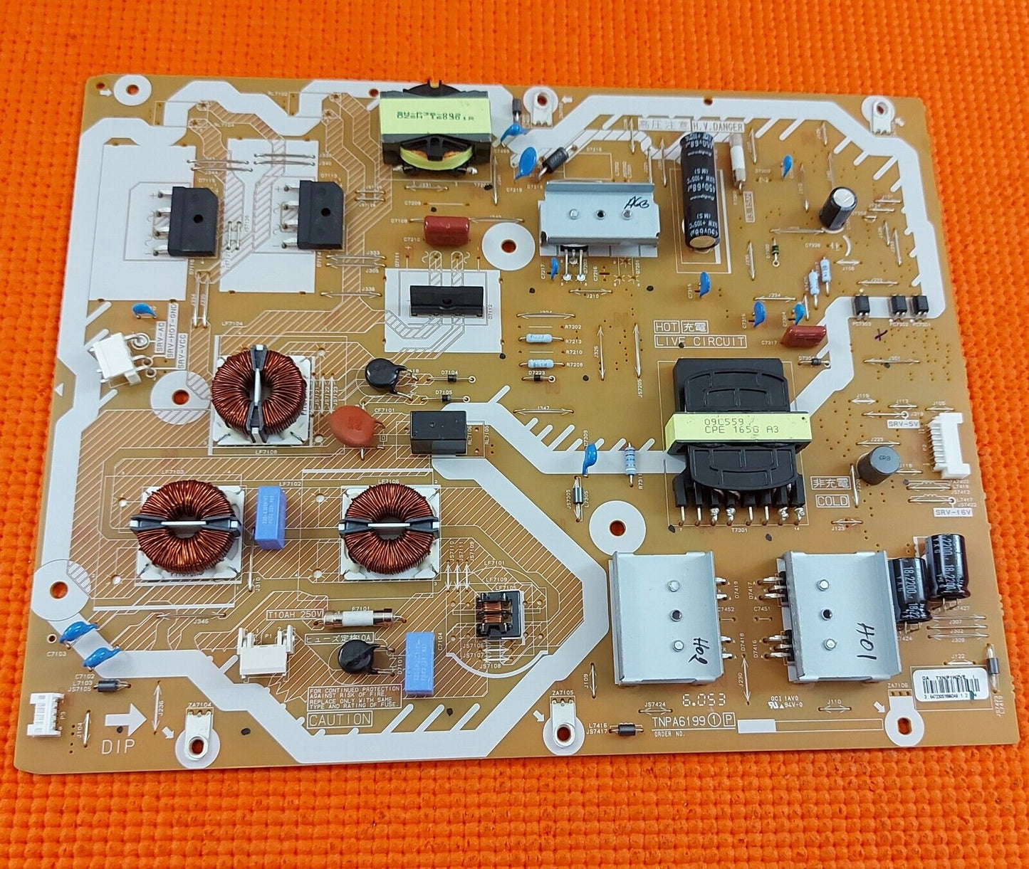 POWER BOARD FOR PANASONIC TX-65DX902B TX-58DX902B TV TNPA6199 1 P TXN/P1WZVE 1