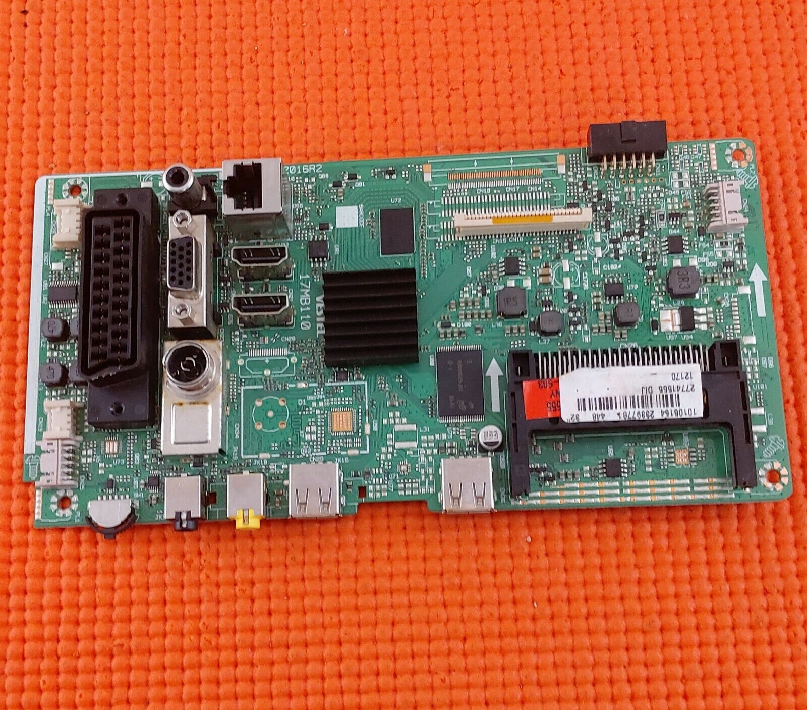 MAIN BOARD FOR JVC LT-32C655 (C) 32" LED TV 17MB110 23397781 SCREEN LSC32AN10