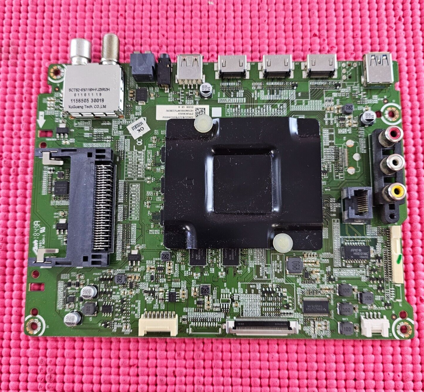 MAIN AV BOARD FOR HISENSE H55A6500UK 55" TV RSAG7.820.7970/ROH SCREEN T550QVN05