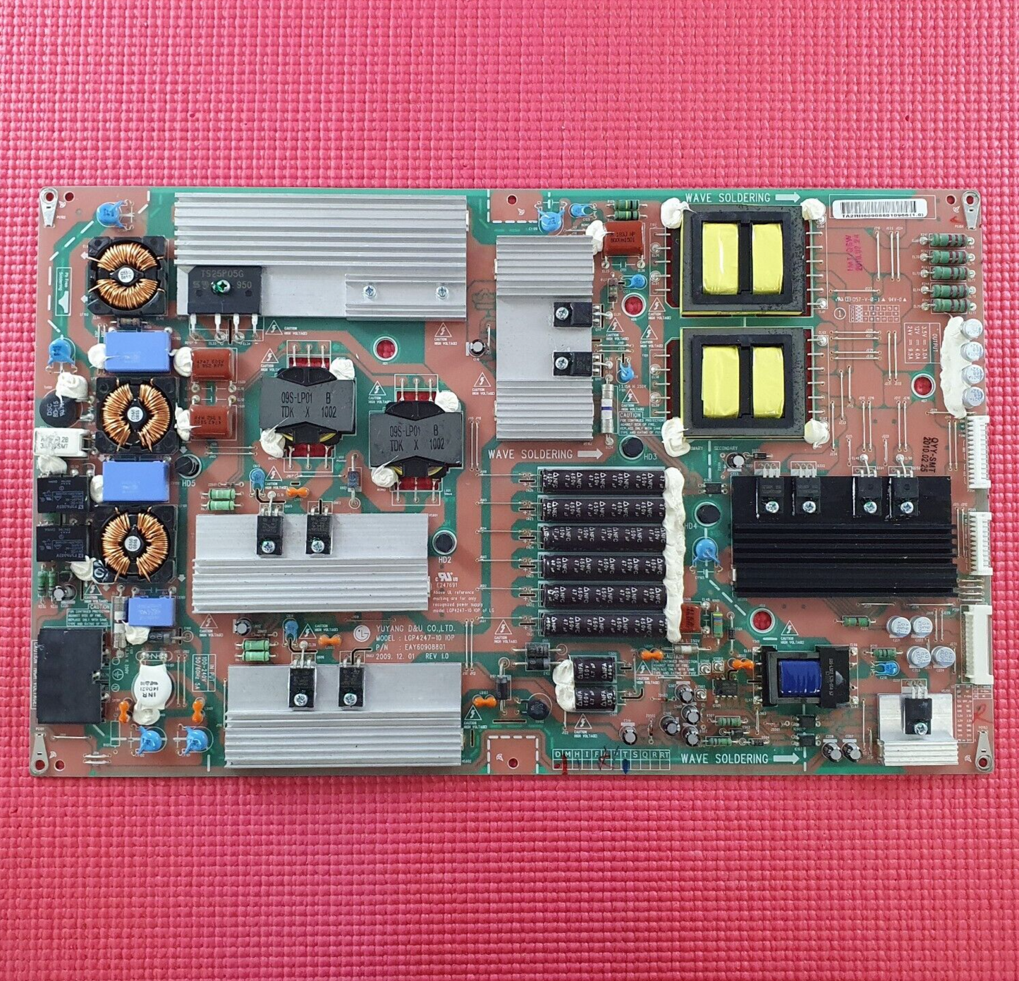 POWER SUPPLY BOARD FOR LG 55LE5300 55LE5500 55" LED TV EAY60908801 LGP4247-10