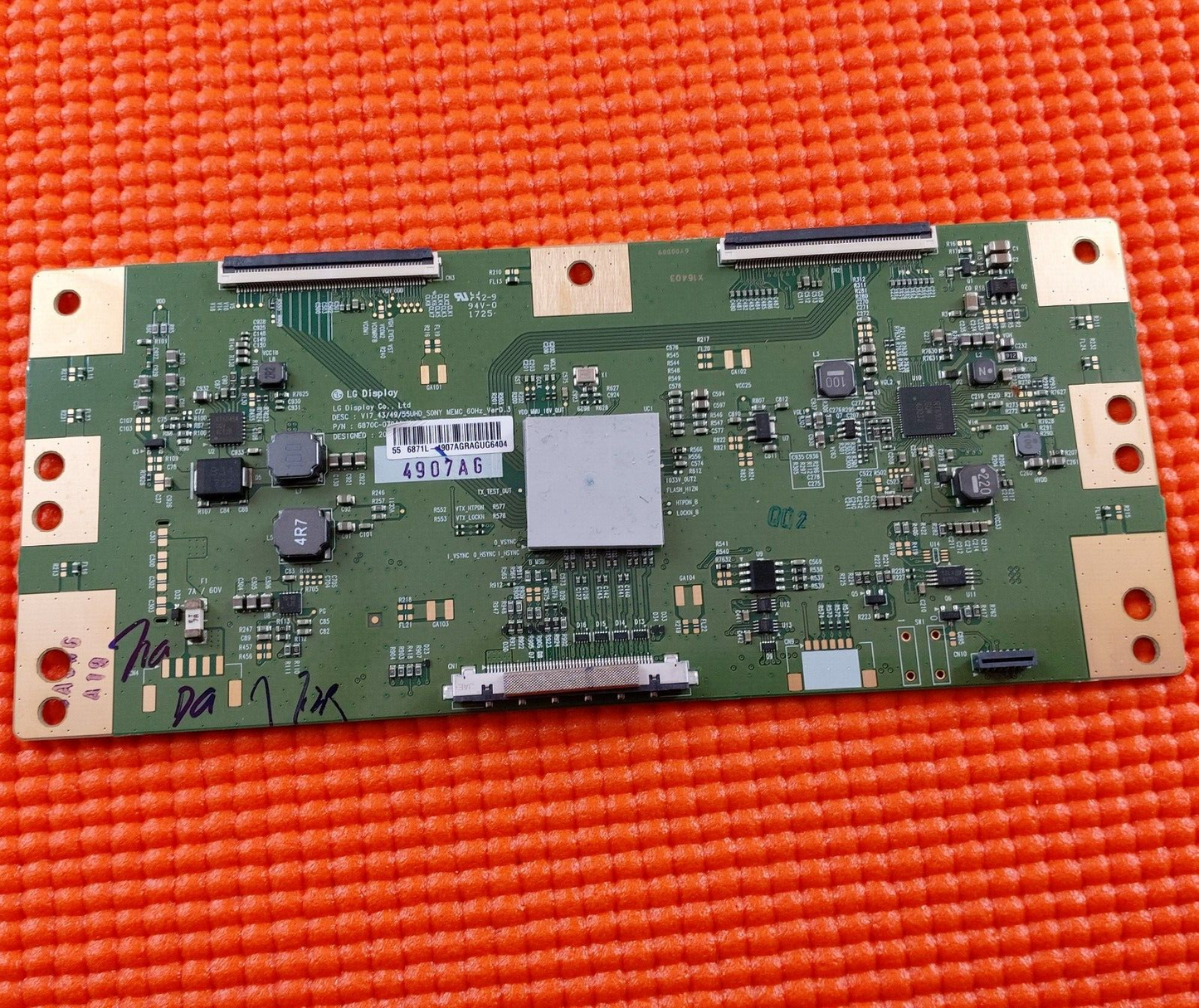 LVDS TCON SONY KD-55XE8396 KD-55XF8096 55" LED TV 6870C-0704A 6871L-4907A